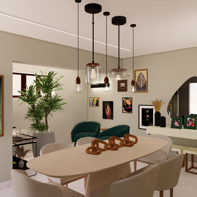 Sala de jantar galeria.
