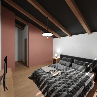 Dormitorio apartamento Nivel 2 CA