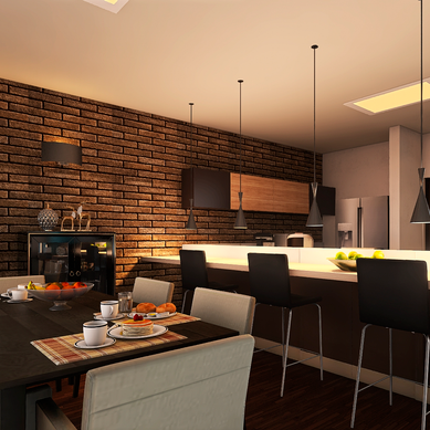 Comedor y cocina Casa AR