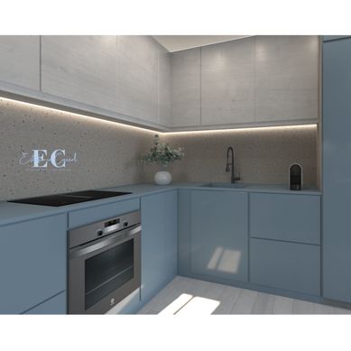 Cocina azul