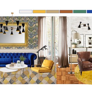 salón estilo ecléctico