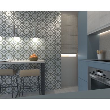 Cocina azul