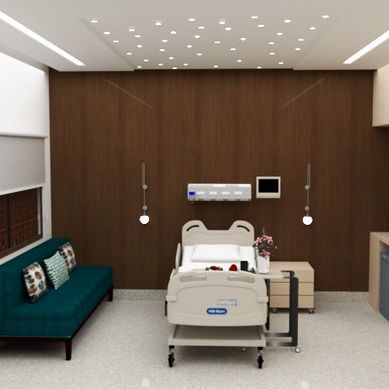 Projeto de Design de Interiores para Quarto Hospitalar: Conforto e Funcionalidade