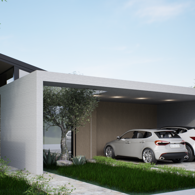 Residência Térrea Contemporânea: Minimalismo e Integração com a Natureza
