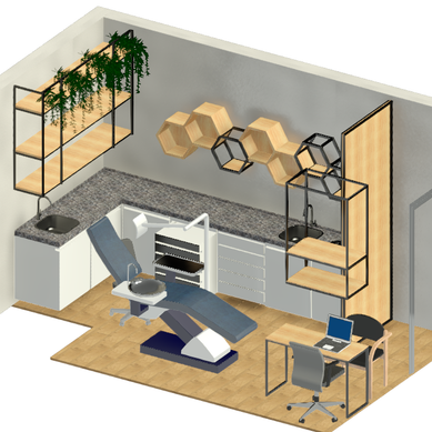 Sala de atendimento Reale Odontologia