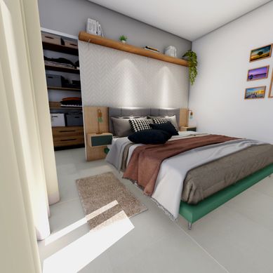 Quarto de casal - Campo Grande/MS