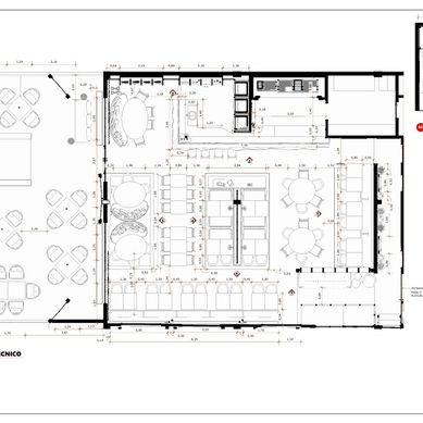 Layout - interiores restaurante