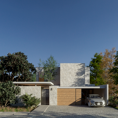 Fachada contemporânea