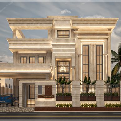 Residential Project - layout plan , Elevation Design