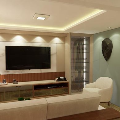 Sala estar e jantar
