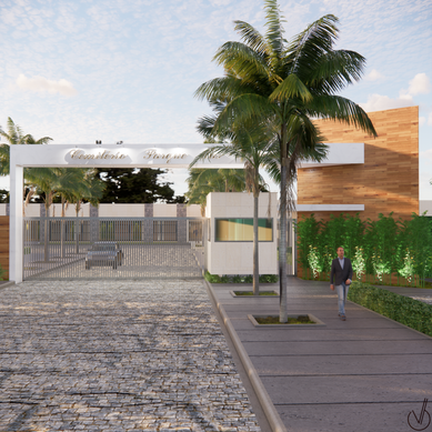 Reforma Pórtico e guarita - Parque das Acácias
