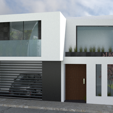 DISEÑO DE FACHADA CASA SIERRA NORTE