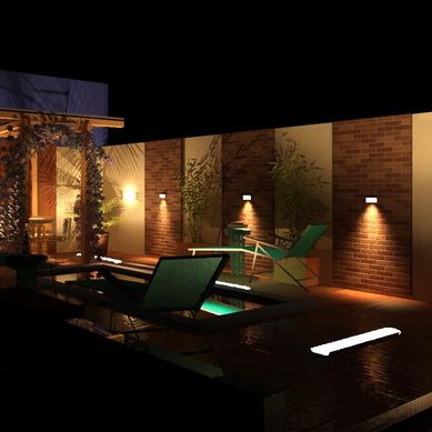 Projeto área de Piscina - Floripa