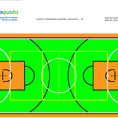 Projeto Quadra poliesportiva