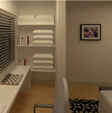 Projeto espaço dormitório Residencial