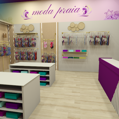 PDV Loja moda Praia