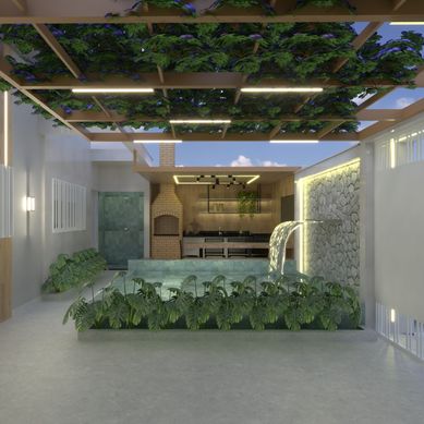 ESPAÇO GOURMET E PISCINA