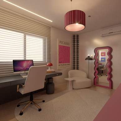 Home office com personalidade