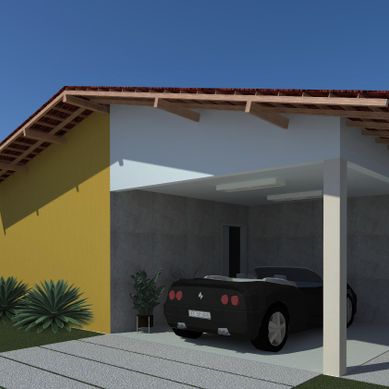Fachada de Residência Unifamiliar