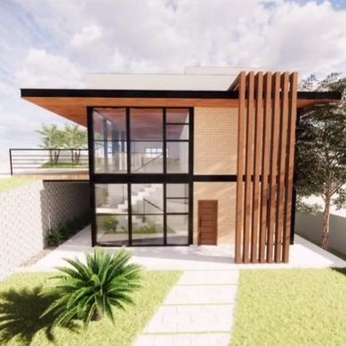 Residencia iluminada
