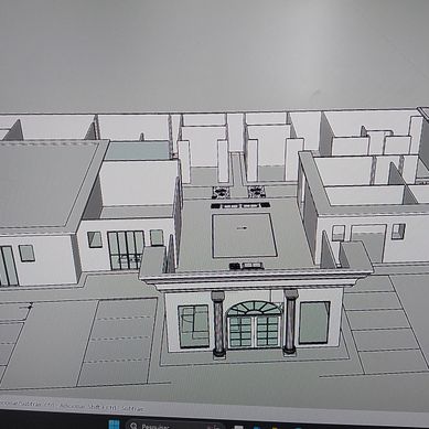 Modelagem 3D de uma galeria comercial