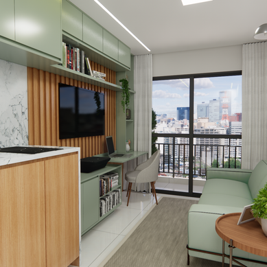 PROJETO DE INTERIORES APÊ - 30M²