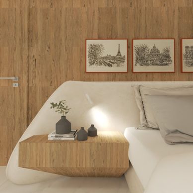 Quarto de casal impactante