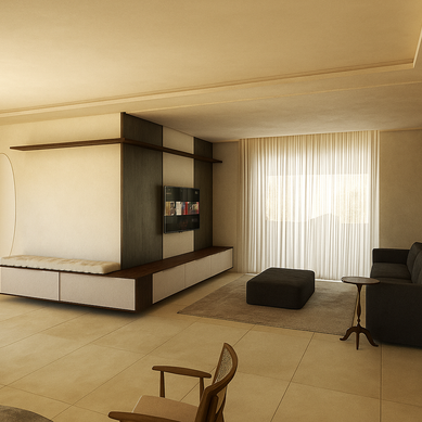 Projeto Residencial – Sala Integrada | Casa de Dois Pavimentos – Marabá/PA
