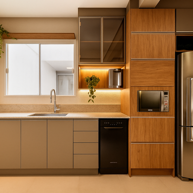 Projeto de Cozinha Gourmet Personalizada | Condomínio Alphaville – Brasília/DF