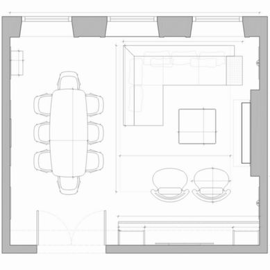 LIVING ROOM & HALLWAY | LONDON