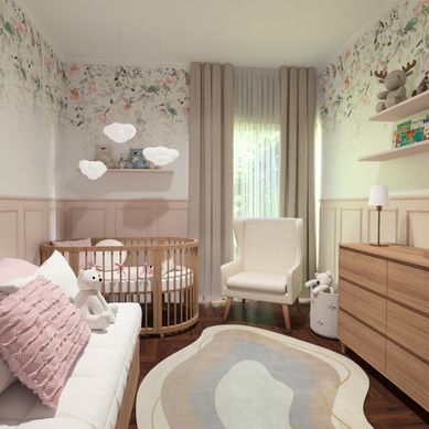 Quarto de Bebê — Projeto de Interiores e Visualização