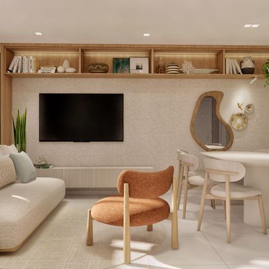 Projeto de interiores - casa de praia