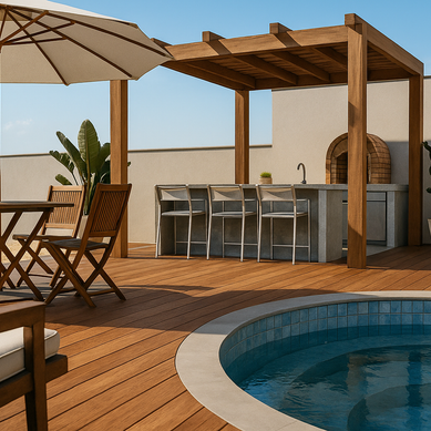 Projeto residencial - Área de lazer