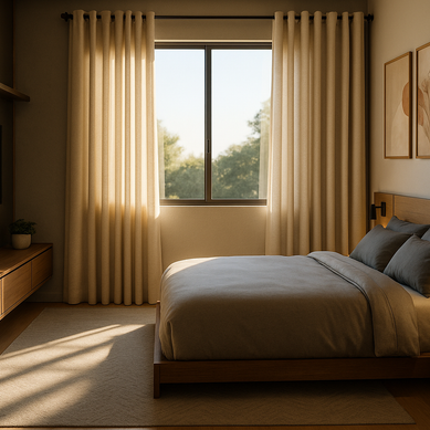 Projeto de interiores - Quarto Suíte