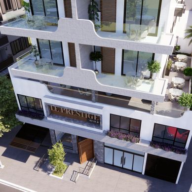 Estudo para fachada de edifício residencial