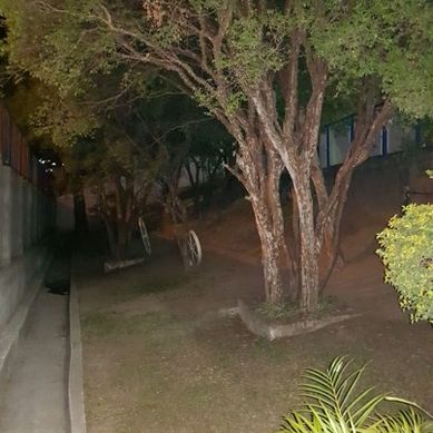 Instalação de um pátio em projeto assistencial
