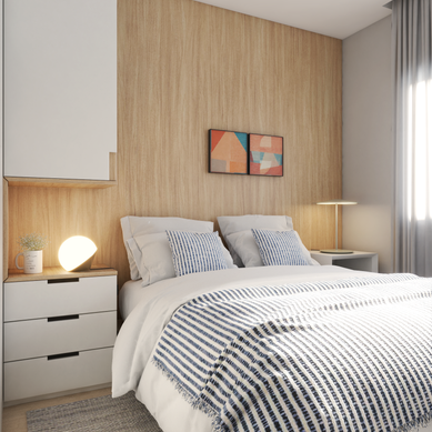 Quarto de casal pequeno