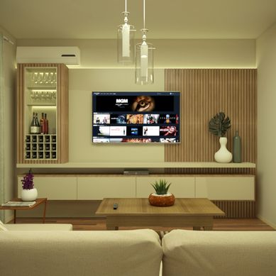 Projeto de Modernização de Sala de Estar