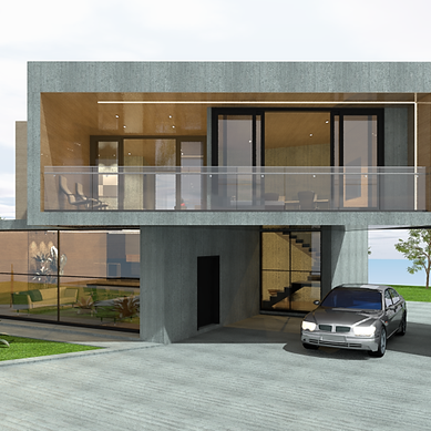 A casa de concreto