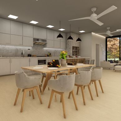 Residencial - cozinha conceito aberto