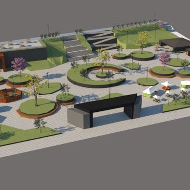 Projeto Paisagístico - Praça Pública