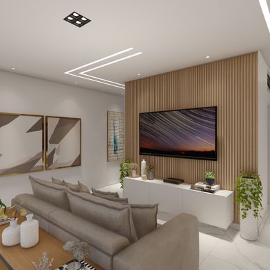Projeto de Interiores - Sala de Estar