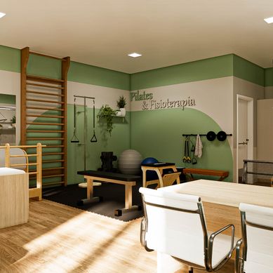 Sala de fisioterapia - Lar dos idosos
