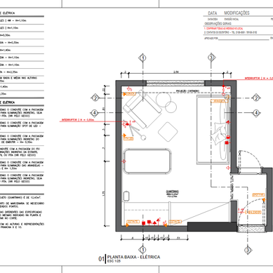 Projeto executivo em Autocad