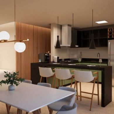Cozinha/sala Conjugada 