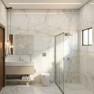 Projeto Interiores Banho Social 02