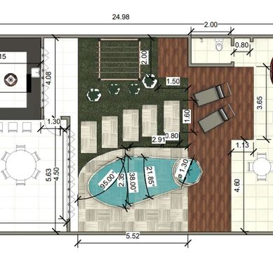 Casa com piscina