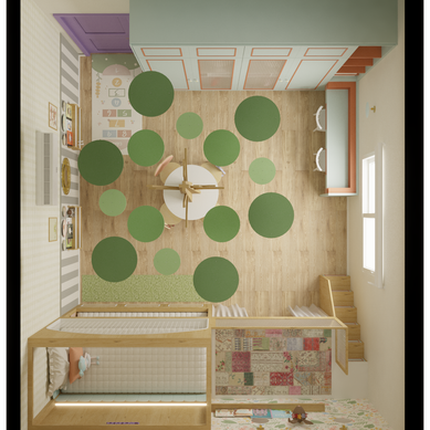 Quarto infantil - Jardim das memórias