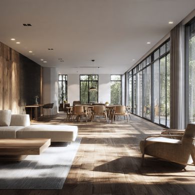 Render 3D Sala de Estar