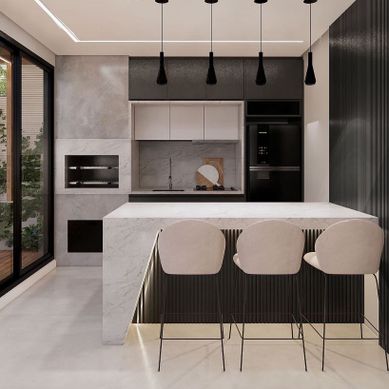 Espaço Gourmet Minimalista